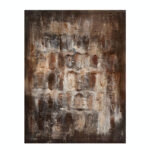 TERRYN EARTH ΠΙΝΑΚΑΣ ΔΙΑΚΟΣΜΗΣΗΣ 90x120x4cm ΚΑΜΒΑΣ ΚΑΦΕ ΜΠΕΖ ΓΚΡΙ ΞΥΛΟ 031415