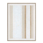 EVIK SAND ΠΙΝΑΚΑΣ ΔΙΑΚΟΣΜΗΣΗΣ 60x80x4cm ΚΑΜΒΑΣ ΛΕΥΚΟ ΜΠΕΖ ΞΥΛΟ ΦΥΣΙΚΟ 031419