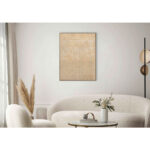 ZEB ΠΙΝΑΚΑΣ ΔΙΑΚΟΣΜΗΣΗΣ 90x120x5cm ΚΑΜΒΑΣ ΜΠΕΖ ΞΥΛΟ ΦΥΣΙΚΟ 031421 - Image 2