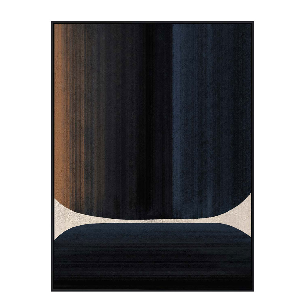 031424-EjHrm-first-_1 RECONNECT ΠΙΝΑΚΑΣ ΔΙΑΚΟΣΜΗΣΗΣ 90x120x4cm ΚΑΜΒΑΣ ΠΟΛΥΧΡΩΜΟ MDF ΜΑΥΡΟ 031424 - Image 1
