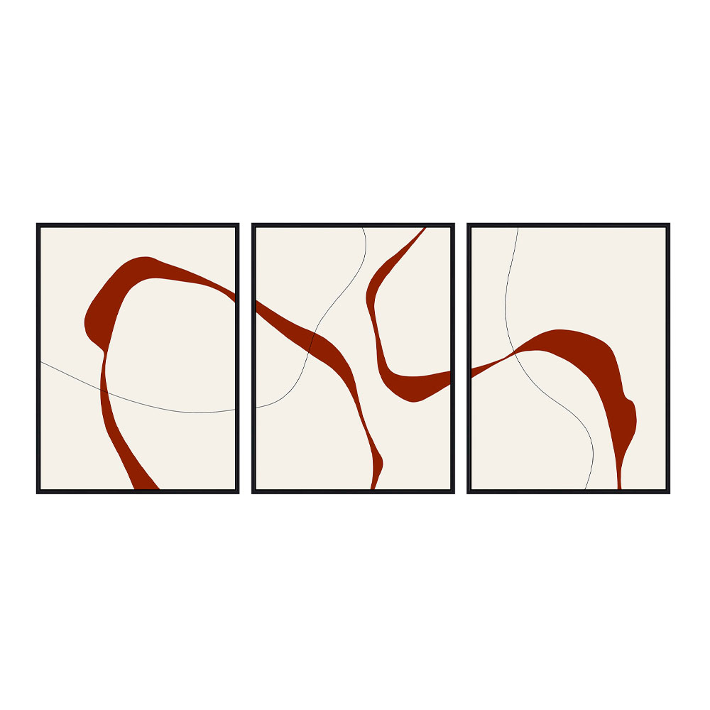 031438-Y8VBT-first-_1 RENEWAL ΠΙΝΑΚΑΣ SET 3ΤΜΧ 80x180x4cm ΚΑΜΒΑΣ ΛΕΥΚΟ ΜΠΟΡΝΤΩ MDF ΜΑΥΡΟ 031438 - Image 1