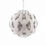 FULVIA ΦΩΤΙΣΤΙΚΟ ΟΡΟΦΗΣ 50x50x53cm ΜΕΤΑΛΛΟ ΛΕΥΚΟ 031504