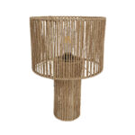 THASOS ΦΩΤΙΣΤΙΚΟ ΕΠΙΤΡΑΠΕΖΙΟ 36x36x51cm PAPER ROPE ΦΥΣΙΚΟ ΣΙΔΕΡΟ 031581