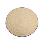 BATAN ΧΑΛΑΚΙ 120x120cm SEAGRASS ΦΥΣΙΚΟ ΜΑΥΡΟ 031584