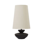 OMONDI ΦΩΤΙΣΤΙΚΟ ΕΠΙΤΡΑΠΕΖΙΟ 35x35x66cm RESIN ΜΑΥΡΟ ΛΙΝΟ ΜΠΕΖ 031593