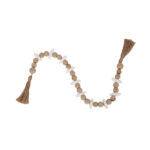 SIKINOS ΔΙΑΚΟΣΜΗΤΙΚΟ ΡΟΖΑΡΙΟ 4.5x2.5x80cm MDF ΛΕΥΚΟ ΜΠΕΖ ΣΧΟΙΝΙ 031627