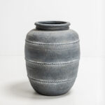 VESUVIUS ΓΛΑΣΤΡΑ 35x35x46cm MgO ΓΚΡΙ 031642