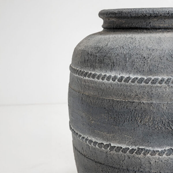 VESUVIUS ΓΛΑΣΤΡΑ 35x35x46cm MgO ΓΚΡΙ 031642 - Image 4
