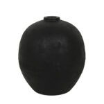 KRAKATOA ΒΑΖΟ 35x35x40cm MgO ΜΑΥΡΟ 031644