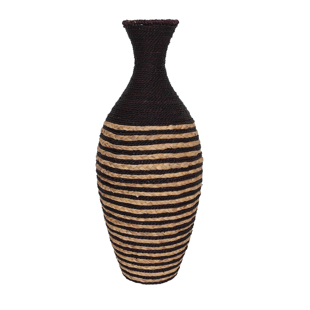 031701-Lsb3d-first-_1 NUBIA ΒΑΖΟ 25x25x69cm ΜΕΤΑΛΛΟ ΜΑΥΡΟ ΦΥΣΙΚΟ ΣΧΟΙΝΙ 031701 - Image 1