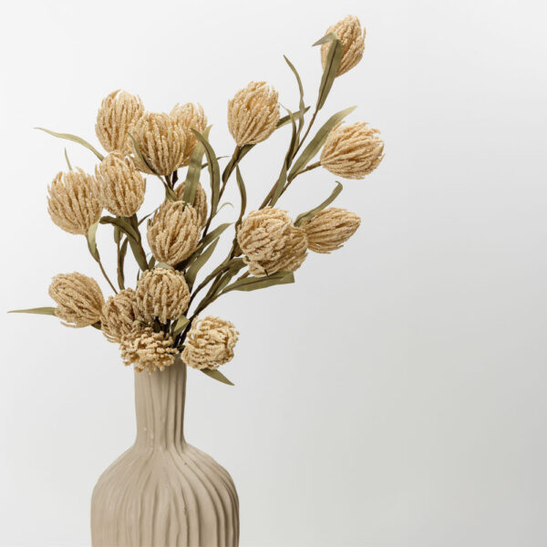 AROMA ESSENCE ΛΟΥΛΟΥΔΙ ΤΕΧΝΗΤΟ 65cm FOAM ΜΠΕΖ ΠΡΑΣΙΝΟ PVC 031723 - Image 2