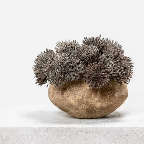 AROMA BLOSSOMS ΛΟΥΛΟΥΔΙ ΤΕΧΝΗΤΟ 22cm FOAM ΚΑΦΕ PVC 031734 - Image 2