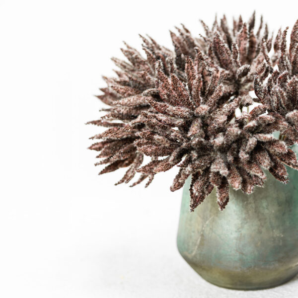 AROMA BLOSSOMS ΛΟΥΛΟΥΔΙ ΤΕΧΝΗΤΟ 25cm FOAM ΚΑΦΕ PVC 031738 - Image 2