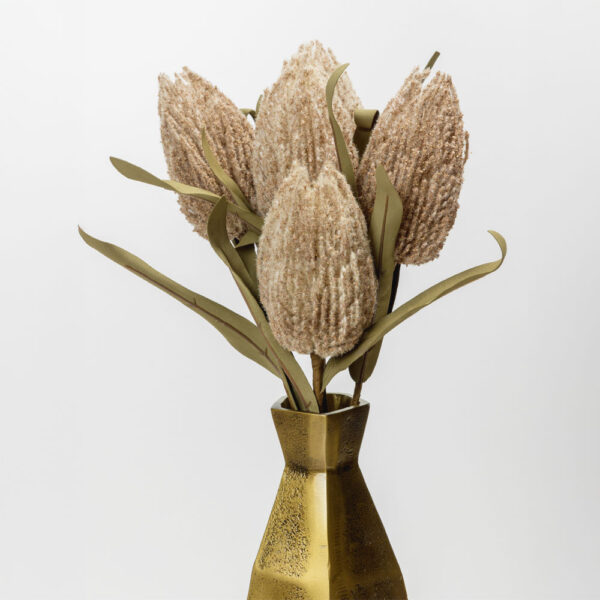 AROMA BLOSSOMS ΛΟΥΛΟΥΔΙ ΤΕΧΝΗΤΟ 63cm FOAM ΚΑΦΕ ΠΡΑΣΙΝΟ PVC 031739 - Image 2