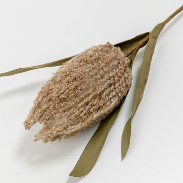 AROMA BLOSSOMS ΛΟΥΛΟΥΔΙ ΤΕΧΝΗΤΟ 63cm FOAM ΚΑΦΕ ΠΡΑΣΙΝΟ PVC 031739 - Image 4