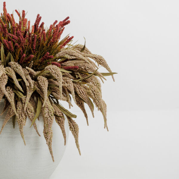AROMA BLOSSOMS ΛΟΥΛΟΥΔΙ ΤΕΧΝΗΤΟ 80cm FOAM ΚΑΦΕ ΠΡΑΣΙΝΟ PVC 031741 - Image 4