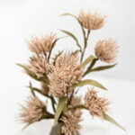 AROMA BLOSSOMS ΛΟΥΛΟΥΔΙ ΤΕΧΝΗΤΟ 66cm FOAM ΚΑΦΕ ΠΡΑΣΙΝΟ PVC 031742 - Image 3