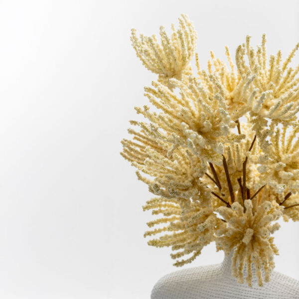 AROMA DELIGHTS ΛΟΥΛΟΥΔΙ ΤΕΧΝΗΤΟ 70cm FOAM ΚΡΕΜ PVC 031747 - Image 3