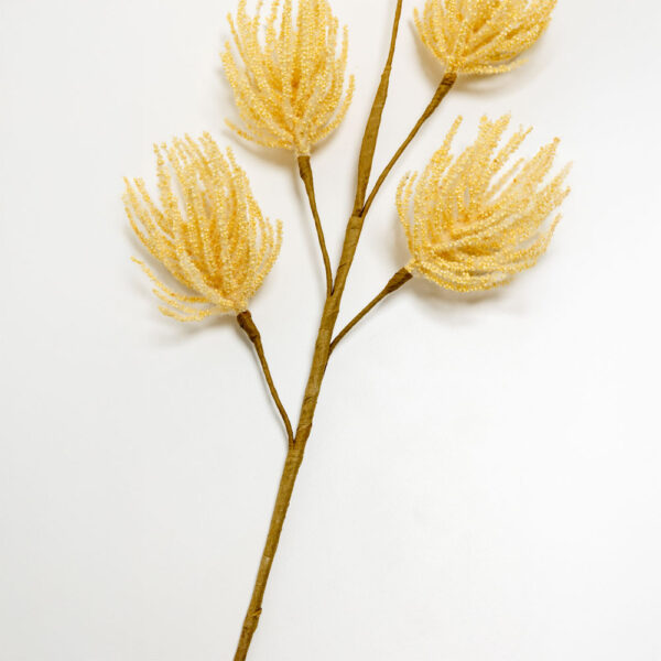 AROMA DELIGHTS ΛΟΥΛΟΥΔΙ ΤΕΧΝΗΤΟ 70cm FOAM ΚΡΕΜ PVC 031748 - Image 5