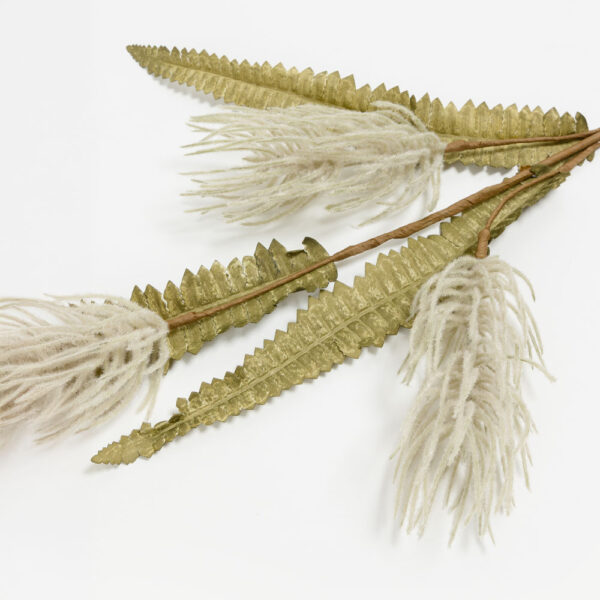 AROMA DELIGHTS ΛΟΥΛΟΥΔΙ ΤΕΧΝΗΤΟ 83cm FOAM ΚΡΕΜ ΠΡΑΣΙΝΟ PVC 031752 - Image 3