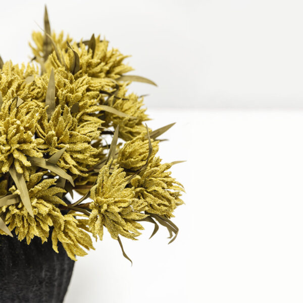 AROMA BLOOMS ΛΟΥΛΟΥΔΙ ΤΕΧΝΗΤΟ 57cm FOAM ΚΙΤΡΙΝΟ PVC 031756 - Image 2