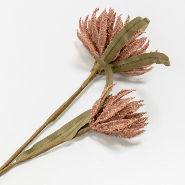AROMA BLISS ΛΟΥΛΟΥΔΙ ΤΕΧΝΗΤΟ 57cm FOAM ΡΟΖ ΠΡΑΣΙΝΟ PVC 031760 - Image 4