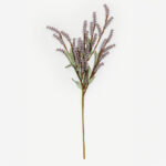 AROMA CHARM ΛΟΥΛΟΥΔΙ ΤΕΧΝΗΤΟ 70cm FOAM ΜΩΒ ΠΡΑΣΙΝΟ PVC 031780