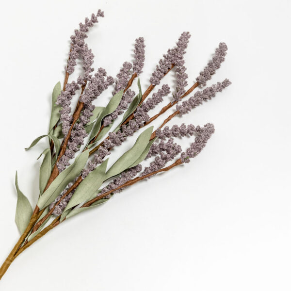 AROMA CHARM ΛΟΥΛΟΥΔΙ ΤΕΧΝΗΤΟ 70cm FOAM ΜΩΒ ΠΡΑΣΙΝΟ PVC 031780 - Image 3