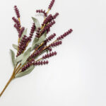 AROMA CHARM ΛΟΥΛΟΥΔΙ ΤΕΧΝΗΤΟ 70cm FOAM ΜΩΒ ΠΡΑΣΙΝΟ PVC 031782 - Image 3