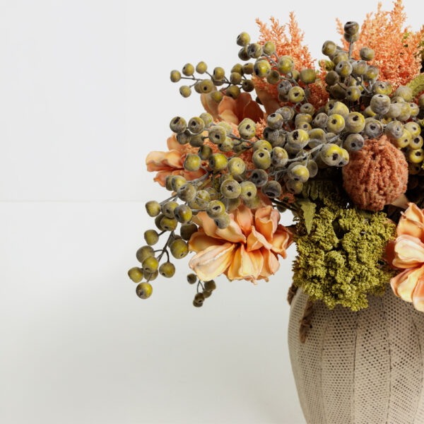 PETAL PARADISE ΛΟΥΛΟΥΔΙ ΤΕΧΝΗΤΟ 73cm FOAM ΡΟΖ ΠΡΑΣΙΝΟ 031831 - Image 5