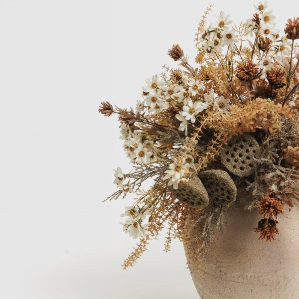 FLOWER FUSION ΚΛΑΔΙ ΤΕΧΝΗΤΟ 63cm FOAM ΚΑΦΕ PVC 031832 - Image 4