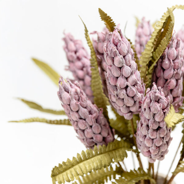 SPRING SPLENDOR ΛΟΥΛΟΥΔΙ ΤΕΧΝΗΤΟ 75cm FOAM ΜΩΒ ΠΡΑΣΙΝΟ PVC 031836 - Image 3