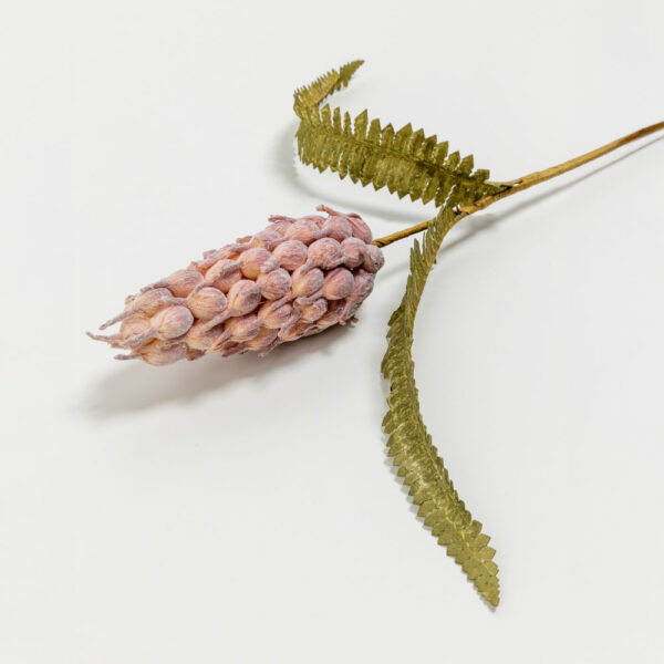 SPRING SPLENDOR ΛΟΥΛΟΥΔΙ ΤΕΧΝΗΤΟ 75cm FOAM ΡΟΖ ΠΡΑΣΙΝΟ 031837 - Image 3