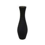 NUBIA ΒΑΖΟ 20x20x62cm ΞΥΛΟ ΕΛΑΤΟΥ ΜΑΥΡΟ 032010