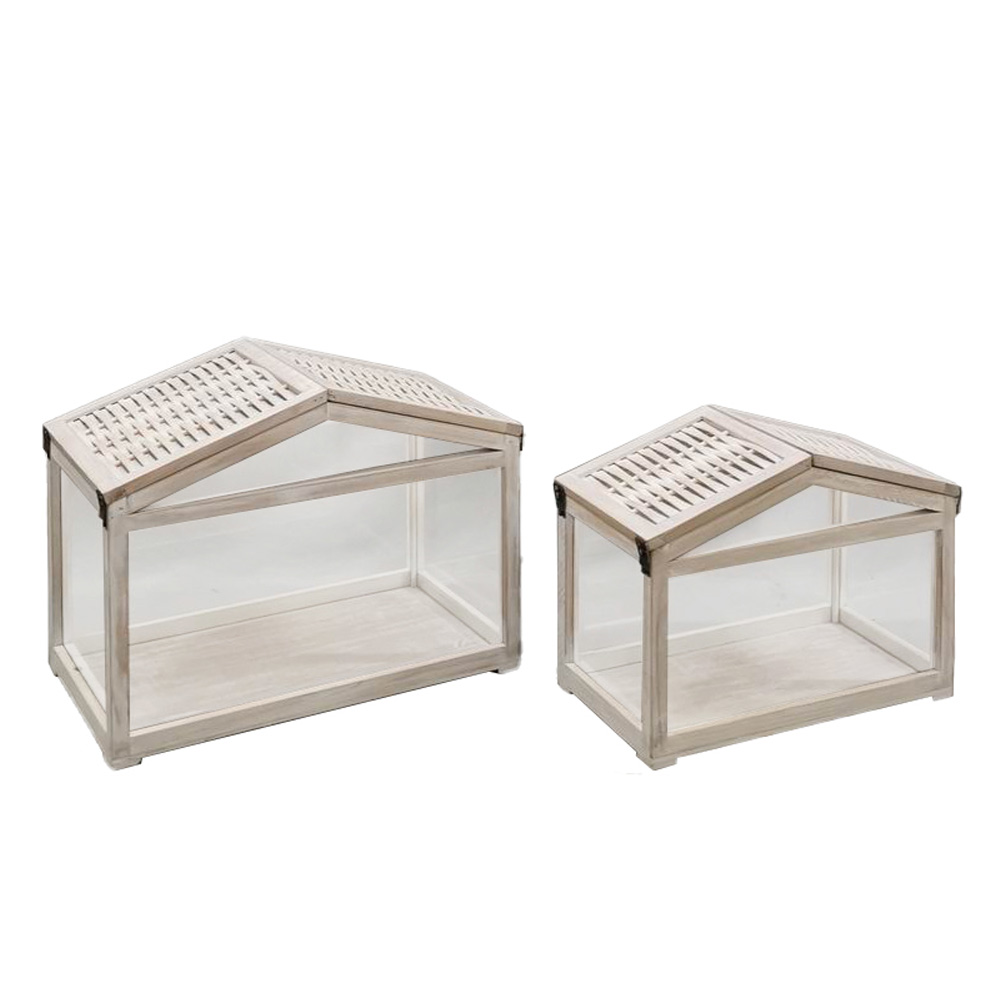 032014-OuuTG-first-_1 SIKINOS ΦΑΝΑΡΙ 46x26x34cm ΞΥΛΟ ΕΛΑΤΟΥ WHITE WASHED ΓΥΑΛΙ 032014 - Image 1