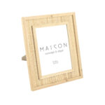 KAMIRA L ΚΟΡΝΙΖΑ 32x2x37cm RATTAN ΦΥΣΙΚΟ ΓΥΑΛΙ 032083