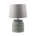 LINDOS ΦΩΤΙΣΤΙΚΟ ΕΠΙΤΡΑΠΕΖΙΟ 24x24x54cm ΚΕΡΑΜΙΚΟ ΜΕΝΤΑ ΓΚΡΙ ΛΙΝΟ ΜΠΕΖ 032190