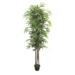 BAMBOO ΔΕΝΤΡΟ ΤΕΧΝΗΤΟ ΣΕ ΓΛΑΣΤΡΑ 180cm PEVA ΠΡΑΣΙΝΟ 032203