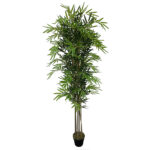 BAMBOO ΔΕΝΤΡΟ ΤΕΧΝΗΤΟ ΣΕ ΓΛΑΣΤΡΑ 200cm PEVA ΠΡΑΣΙΝΟ 032204