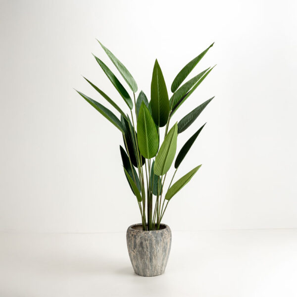 PARADISE BIRD ΔΕΝΤΡΟ ΤΕΧΝΗΤΟ ΣΕ ΓΛΑΣΤΡΑ 160cm POLYESTER ΠΡΑΣΙΝΟ 032206 - Image 2