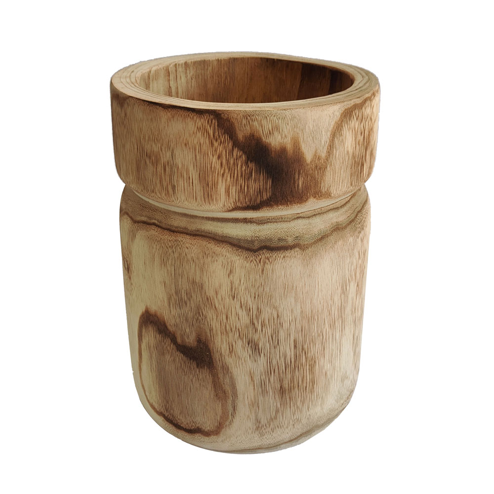 032229-Y2I9R-first-_1 KENGO ΒΑΖΟ 26x26x38cm ΞΥΛΟ ΦΥΣΙΚΟ 032229 - Image 1