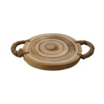 KENGO ΔΙΣΚΟΣ ΔΙΑΚΟΣΜΗΣΗΣ 25x25x3cm ΞΥΛΟ ΦΥΣΙΚΟ 032235