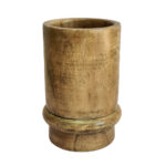 CEDAR ΒΑΖΟ 21x21x29cm ΞΥΛΟ ΚΑΦΕ 032244