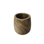 CEDAR ΒΑΖΟ 24x24x24cm ΞΥΛΟ ΚΑΦΕ 032246