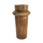 CEDAR ΒΑΖΟ 16x16x30cm ΞΥΛΟ ΚΑΦΕ 032249