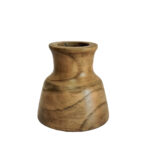 CEDAR ΒΑΖΟ 22x22x22cm ΞΥΛΟ ΚΑΦΕ 032255