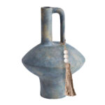 FENDRA ΒΑΖΟ 19x19x27cm ΚΕΡΑΜΙΚΟ ΓΚΡΙ ΜΠΕΖ 032300