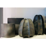 THALIS ΒΑΖΟ 34x34x34cm ΚΕΡΑΜΙΚΟ ΜΑΥΡΟ 032303 - Image 2