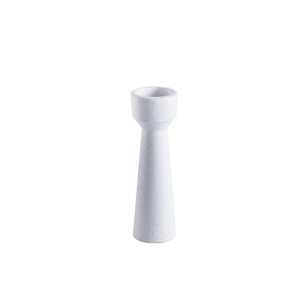 032315-LS0oU-first-_1 DARIS ΚΗΡΟΠΗΓΙΟ 6x6x20cm ΚΕΡΑΜΙΚΟ ΛΕΥΚΟ 032315 - Image 1