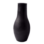 AMBROS ΒΑΖΟ 32x32x70cm MgO ΜΑΥΡΟ 032334